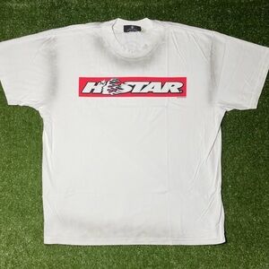 H*Star White Graphic Men's Tee